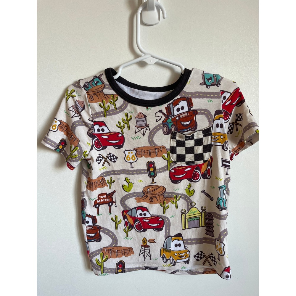 Little Sleepies Cars T-Shirt 2T